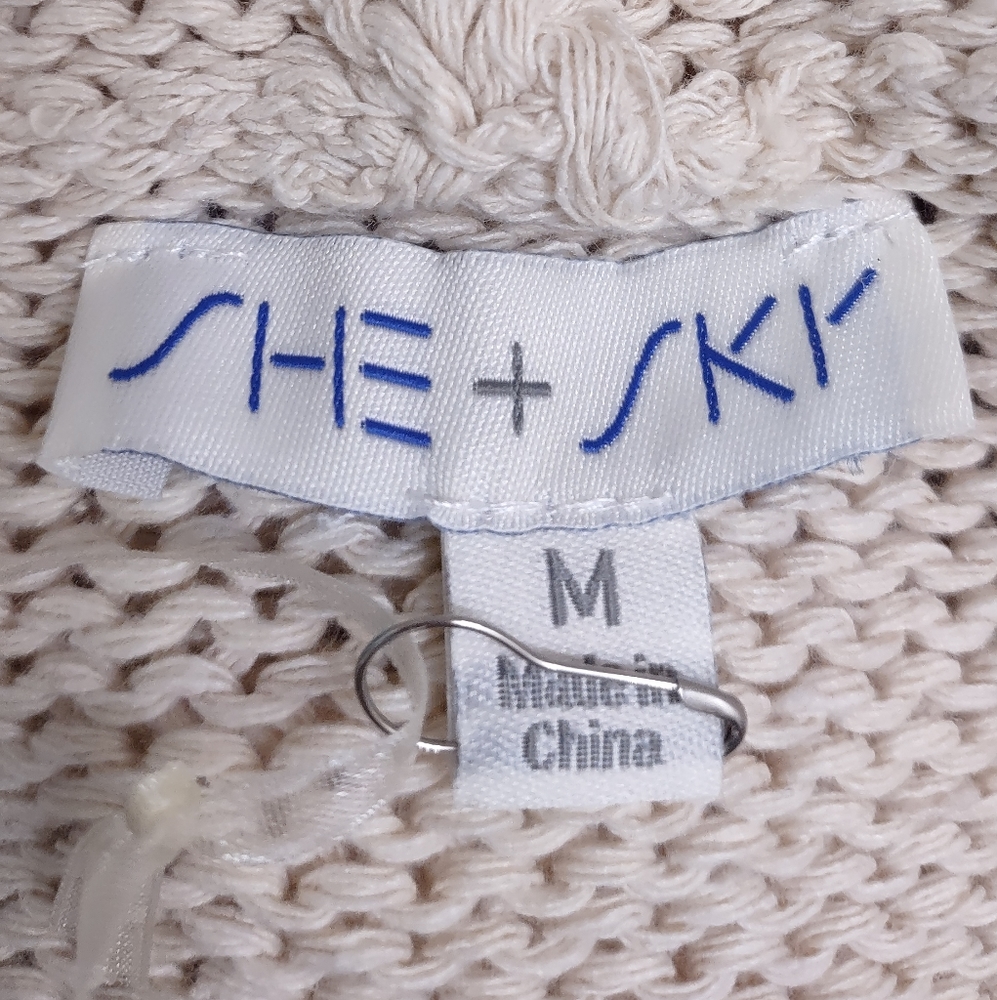 NWT She +Sky Cowl Neck Sweater - Picture 4 of 6